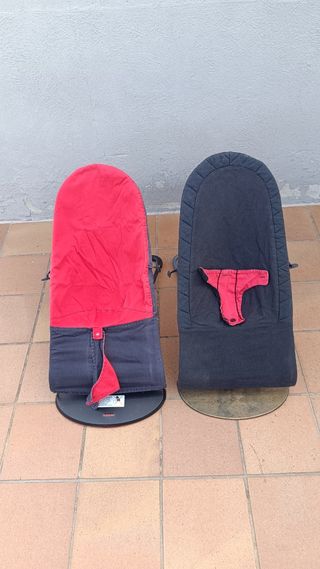 2 Hamacas Babybjörn - Rojo & Negro reversibles