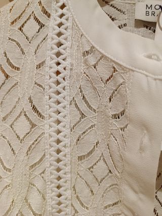 Blusa Molly Bracken blanca XS