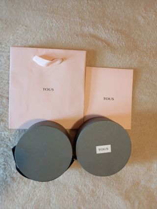 Caja Tous gris mediana