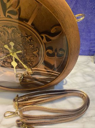 Reloj Bolso - Marrón Dorado