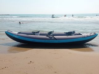 Piragua inflable 3 plazas + muchos complementos 