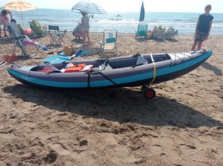 Piragua inflable 3 plazas + muchos complementos 