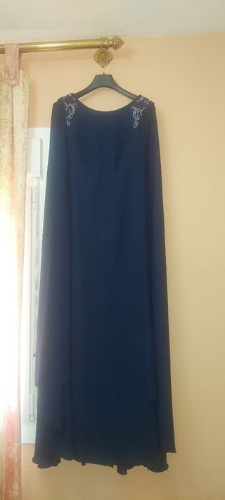 Vestido madrina boda azul