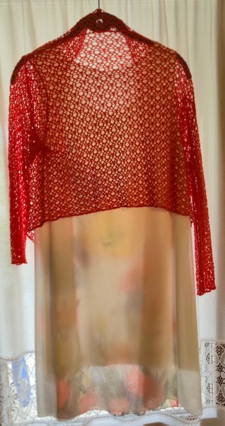 Abito estivo - Rosso e Multicolor