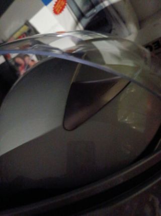 Casco moto metalizado, talla ver en fotos.