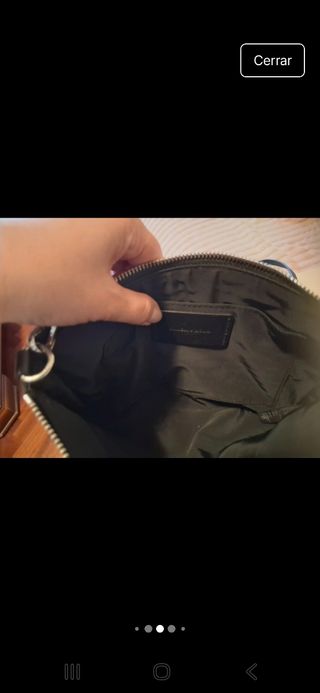 Bolso Bimba y Lola rayas rojas y negras