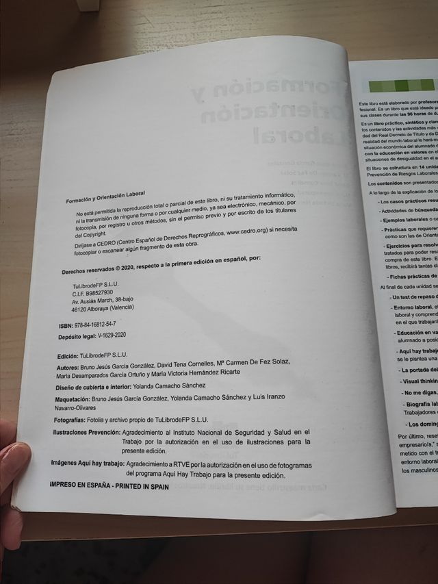 FORMACIÓN Y ORIENRACIÓN LABORAL