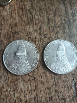 2 Monete commemorative Papa Paolo VI