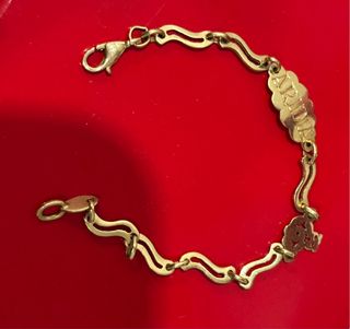 Pulsera oro bebé 18quilares