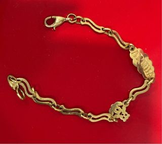 Pulsera oro bebé 18quilares