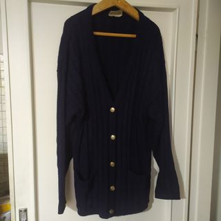  Cardigan blu vintage
