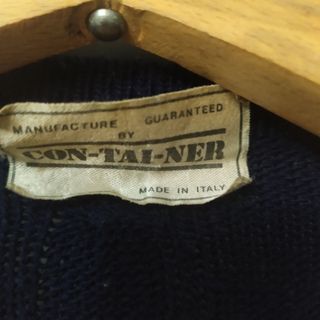  Cardigan blu vintage