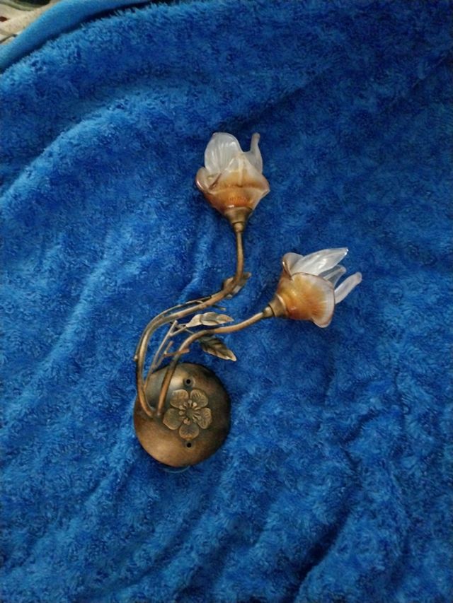 Aplique Pared - Forja y Cristal lámpara * dos - G9