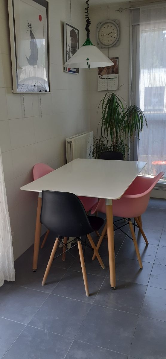 Pack mesa y sillas nórdicas.