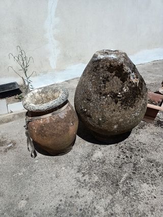 3 Vasijas de barro grandes