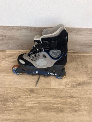 Patines Crazy Creek + protecciones Rollerblade