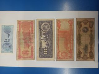 5 Billetes Banco Central Venezuela