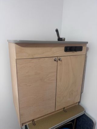 Mueble camper con fregadero
