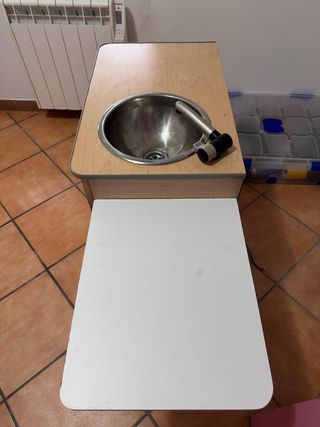 Mueble camper con fregadero