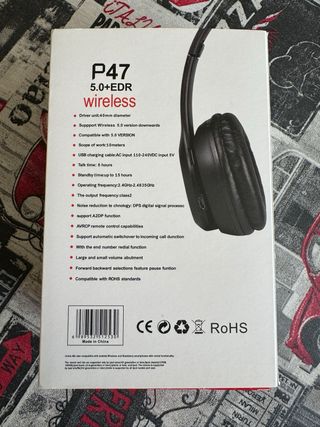 Auriculares inalámbricos P47 Bluetooth 5.0