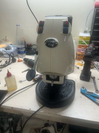 Macchina caffè Frog colore avorio rigenerata