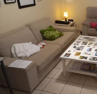 Sofá 3 plazas beige perfecto estado