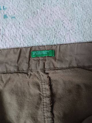 Pantalón premamá verde oliva