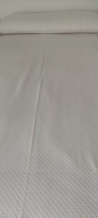 Colcha de noche blanca