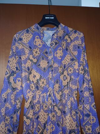 Vestito lungo stampa paisley