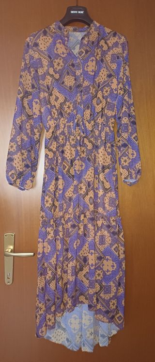 Vestito lungo stampa paisley