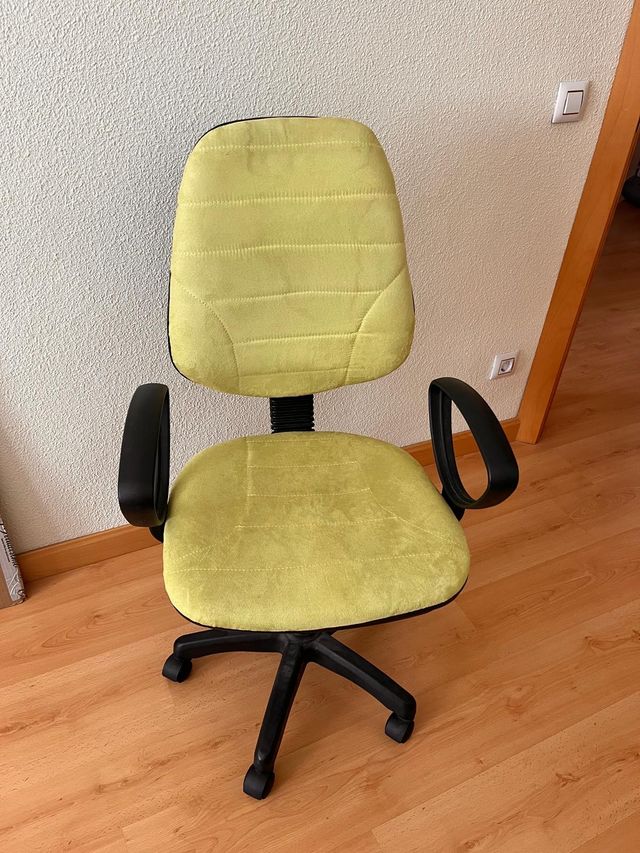 Silla oficina giratoria verde