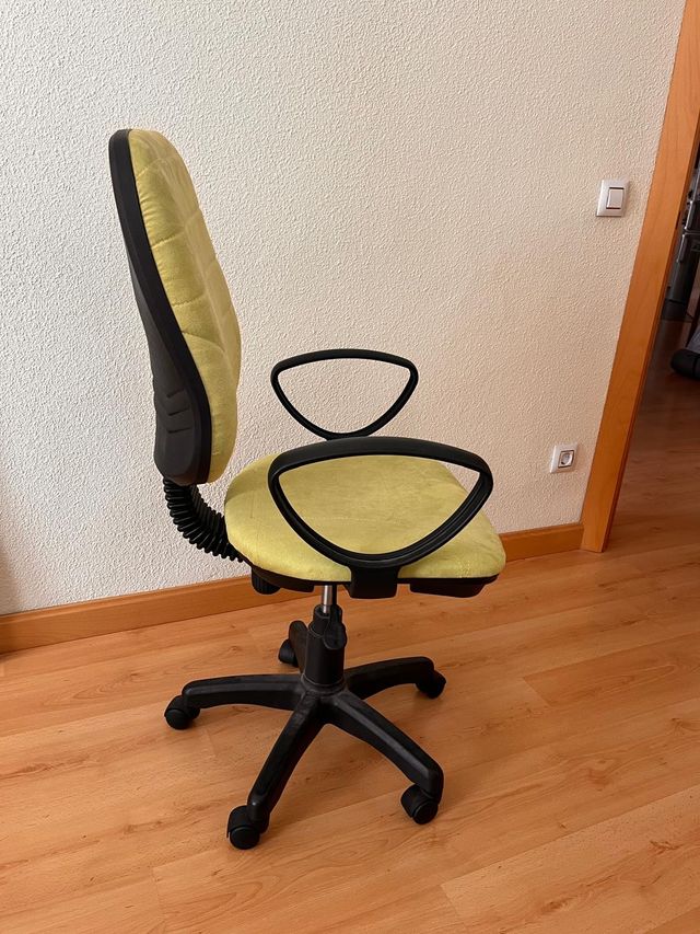 Silla oficina giratoria verde