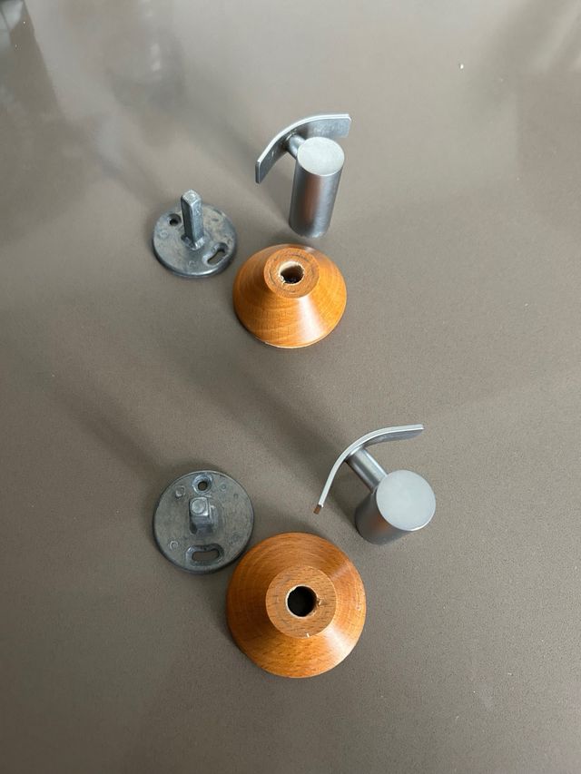 Accesorios de baño - Madera y metal