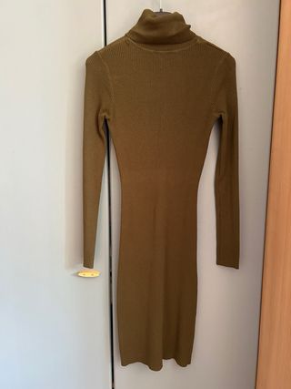 Tubino collo alto verde oliva
