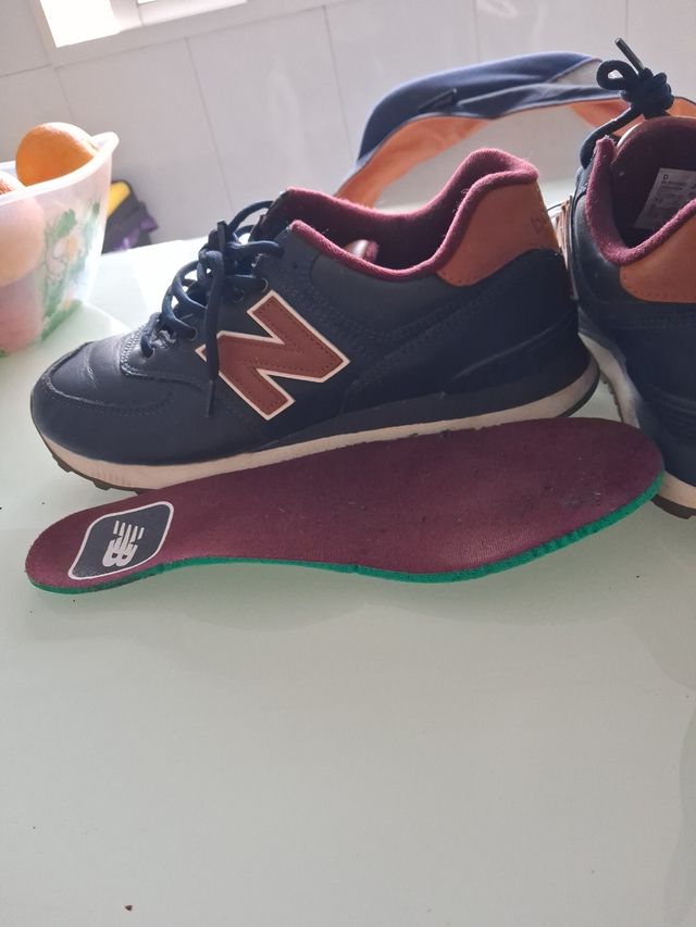 Zapatillas New Balance 550 - Azul y Marrón