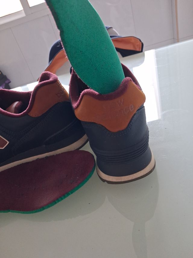 Zapatillas New Balance 550 - Azul y Marrón