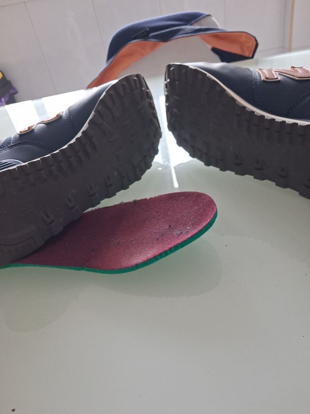 Zapatillas New Balance 550 - Azul y Marrón