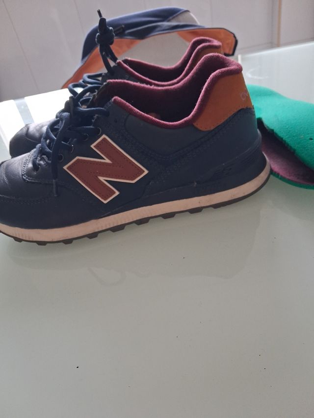 Zapatillas New Balance 550 - Azul y Marrón