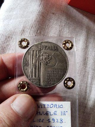 20 Lire 1928 Regno d'Italia