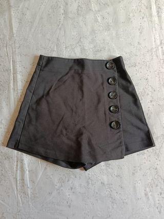 Falda pantalón negra