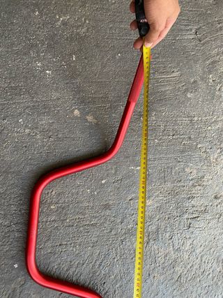 Manillar rojo para quad