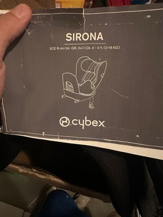 Silla coche Cybex sirona 0-4 años 0-18 kg