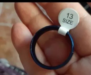 Anillo azul temperatura unisex