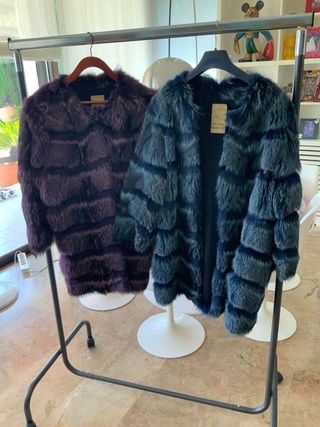 Chaquetones Silvia Marotti - Azul y Morado