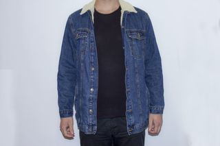 Chaquetón vaquero con borreguillo 