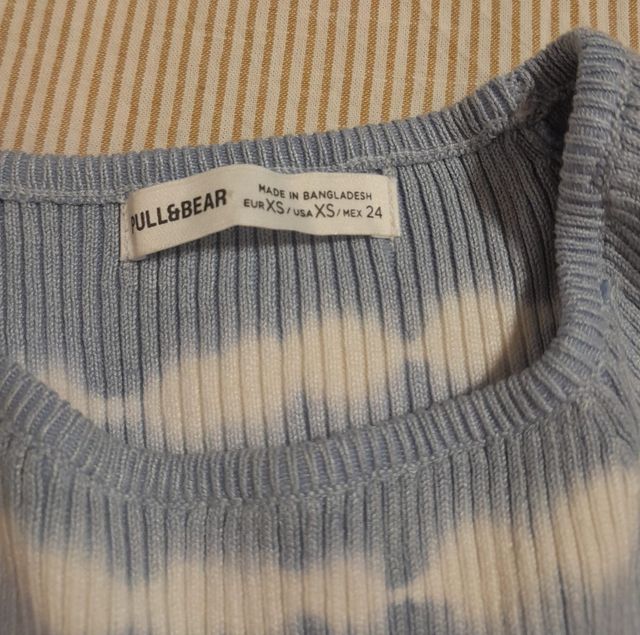 Camisetas Pull&Bear XS - Azul