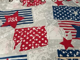 Cortinas EEUU - 2 paneles Ancho1,40cm//largo 2,5cm