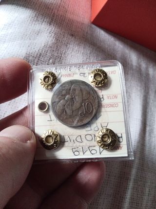 10 Centesimi 1919 - Rara Ape