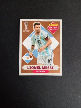 2 Cromos Messi Panini Qatar 2022 extra sticker 