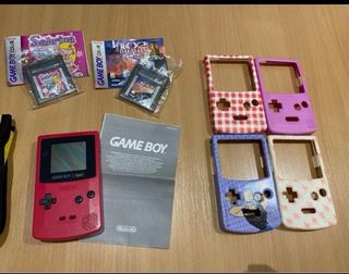Titulo: Game Boy Color+ 2 juegos+1 funda+4carcasas